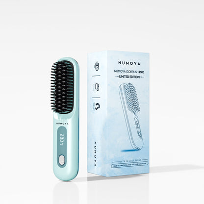 Numoya Portable Straightener Brush - GoBrush PRO