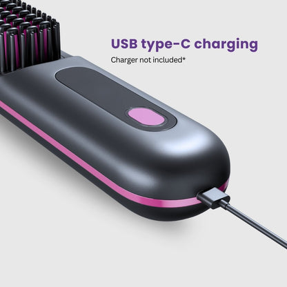 Numoya Portable Straightener Brush - GoBrush PRO